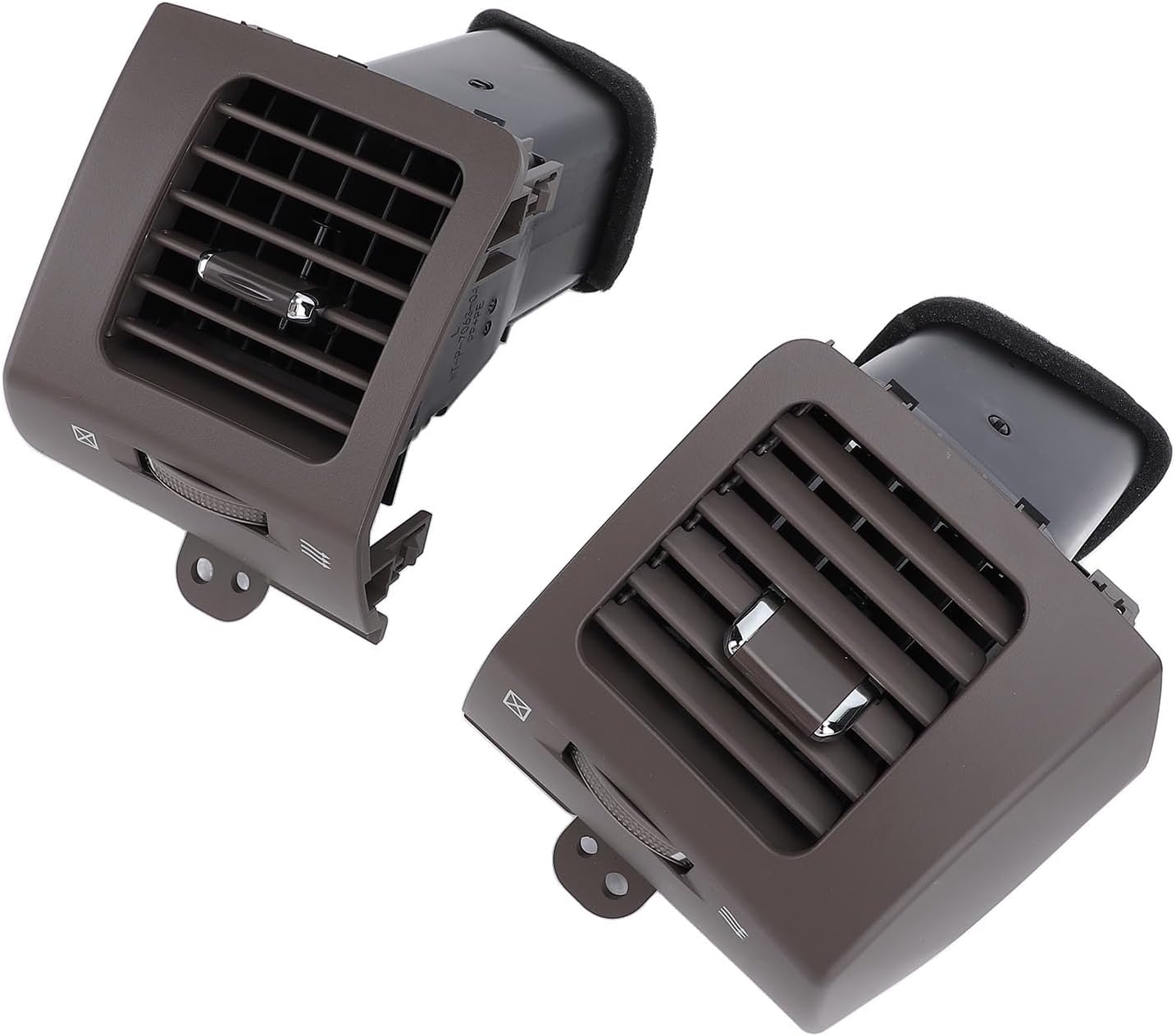 Dioche Dashboard AC Air 1 Pair Car Air Vent Outlet Improved and Passenger Side Dashboard AC Vent for Prado 2002 to 2009