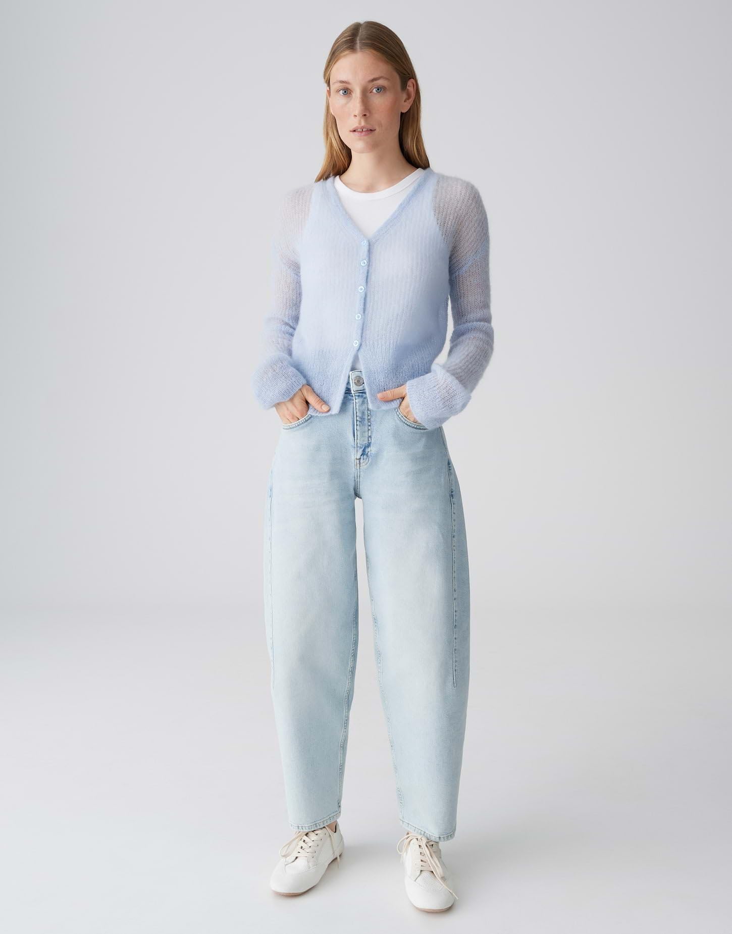 OPUS Damen Barrel | LOLAH Joy Barrel Jeans aus BCI Cotton Mix Mid Rise