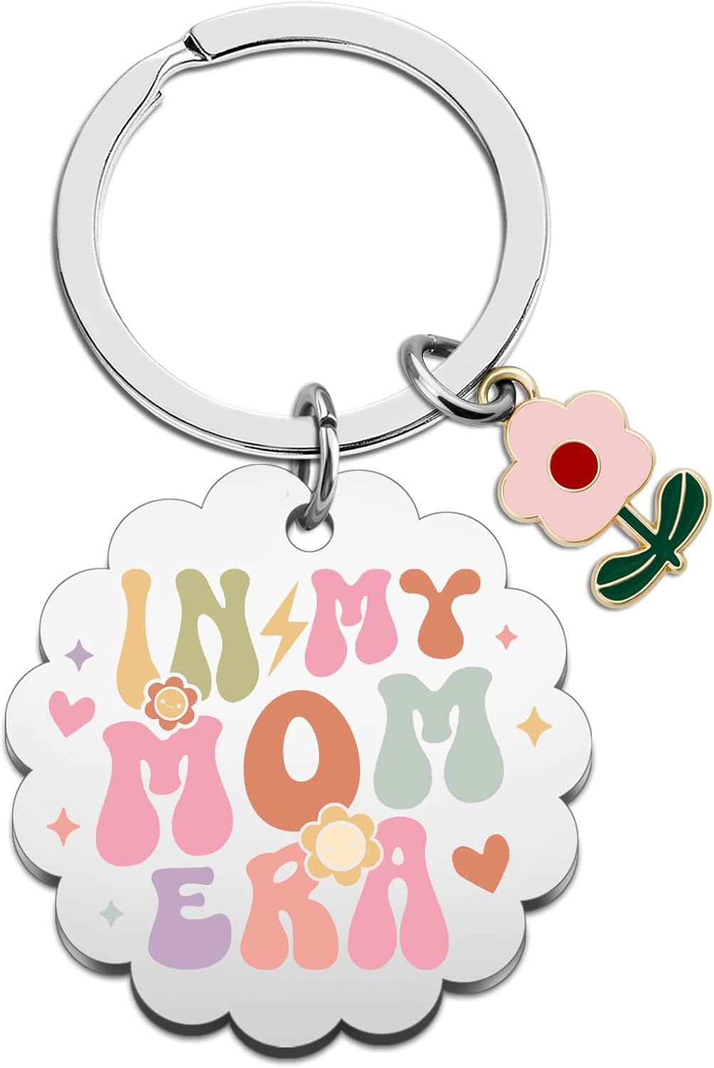 New Grandma Mom Gifts First Time Grandma Mom Gift for Best Grandmas Mom Keychain Valentines Birthday Mother's Day