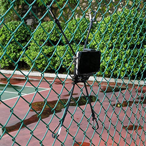 Image of Fencepro - Cell Phone Fence Mount /Camera Backstop Chain Link Mount for Gopro Action Camera and Smartphones - Your Baseball - Softball - Tennis Games Buddy