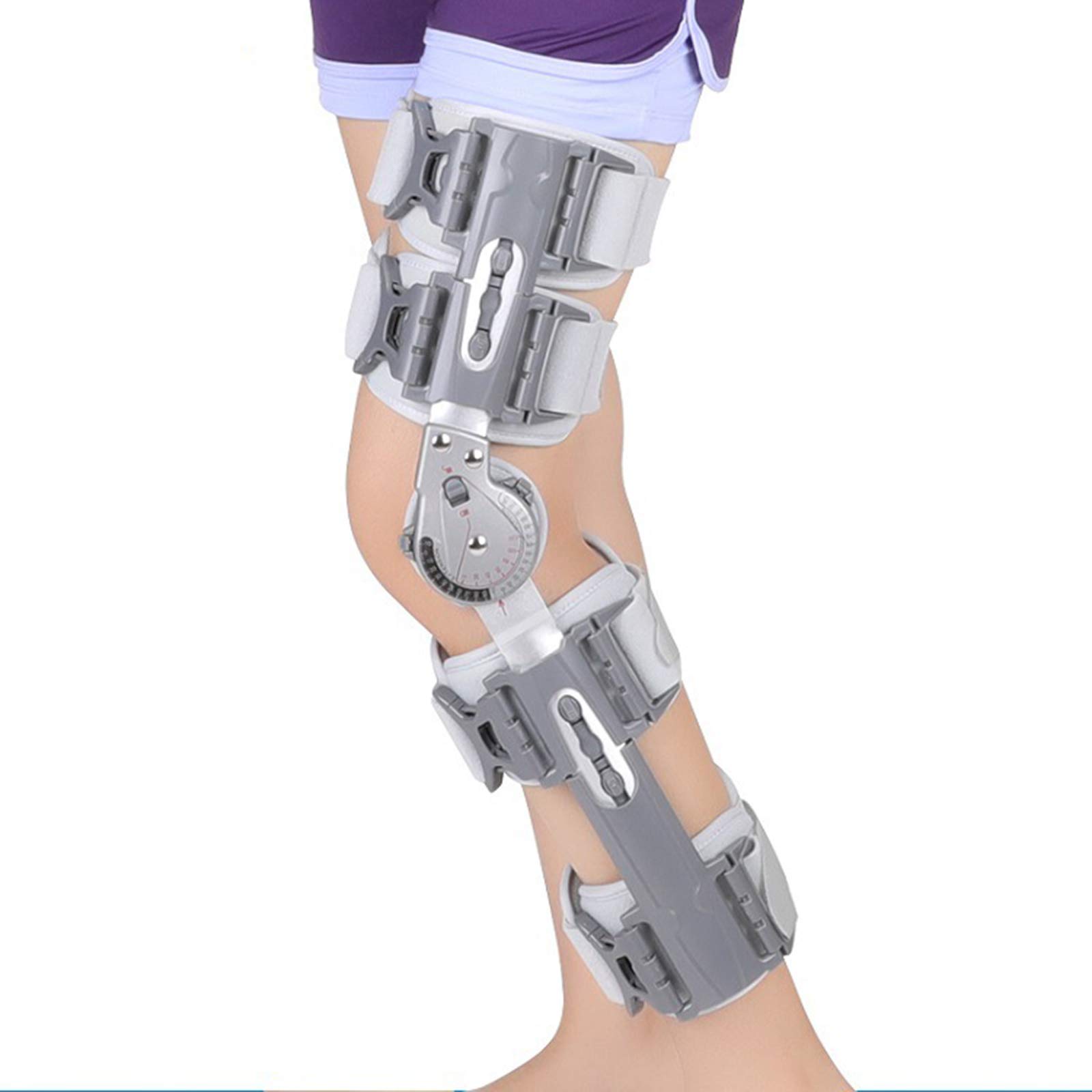 Ortesis De Rodilla Soporte Estabilizador De Articulaciones Fractura Protector Fijo Férula Protector De Pierna para ACL/Lesiones Deportivas, Osteoartritis Leve