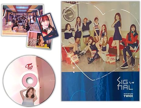 TWICE - 4th Mini Album [SIGNAL] C Ver. CD + Photobook + Photocard + Special Photocard + Photo + 2 Pin Button Badges