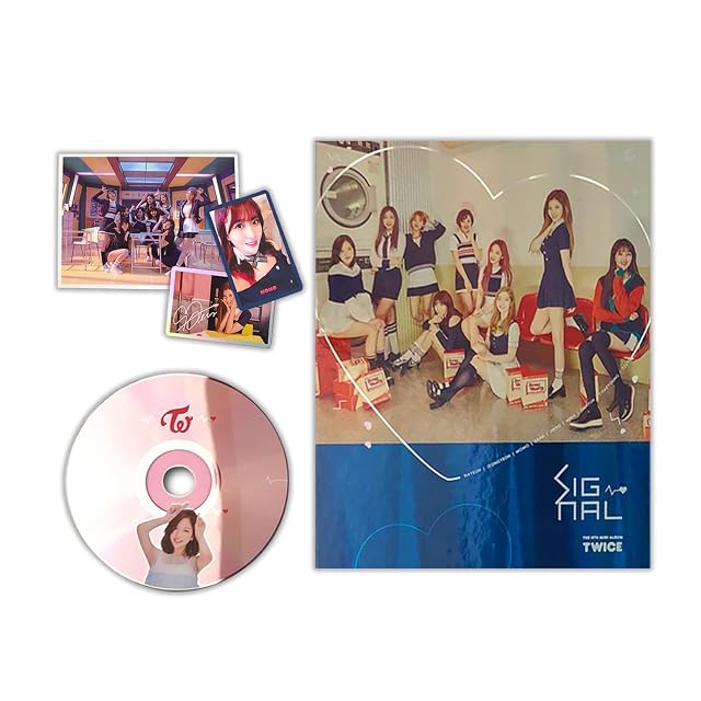 TWICE - 4th Mini Album [SIGNAL] (C Ver.) CD + Photobook + Photocard + Special Photocard + Photo + 2 Pin…