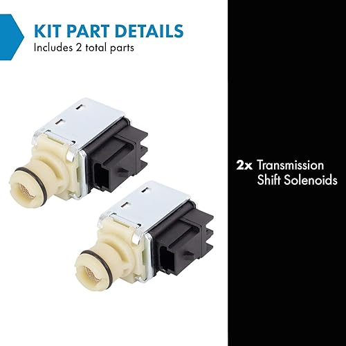 Miniatura 2 de TRQ Solenoide de control de cambio de transmisión par compatible con Chevy GMC Cadillac Pontiac 4L60E