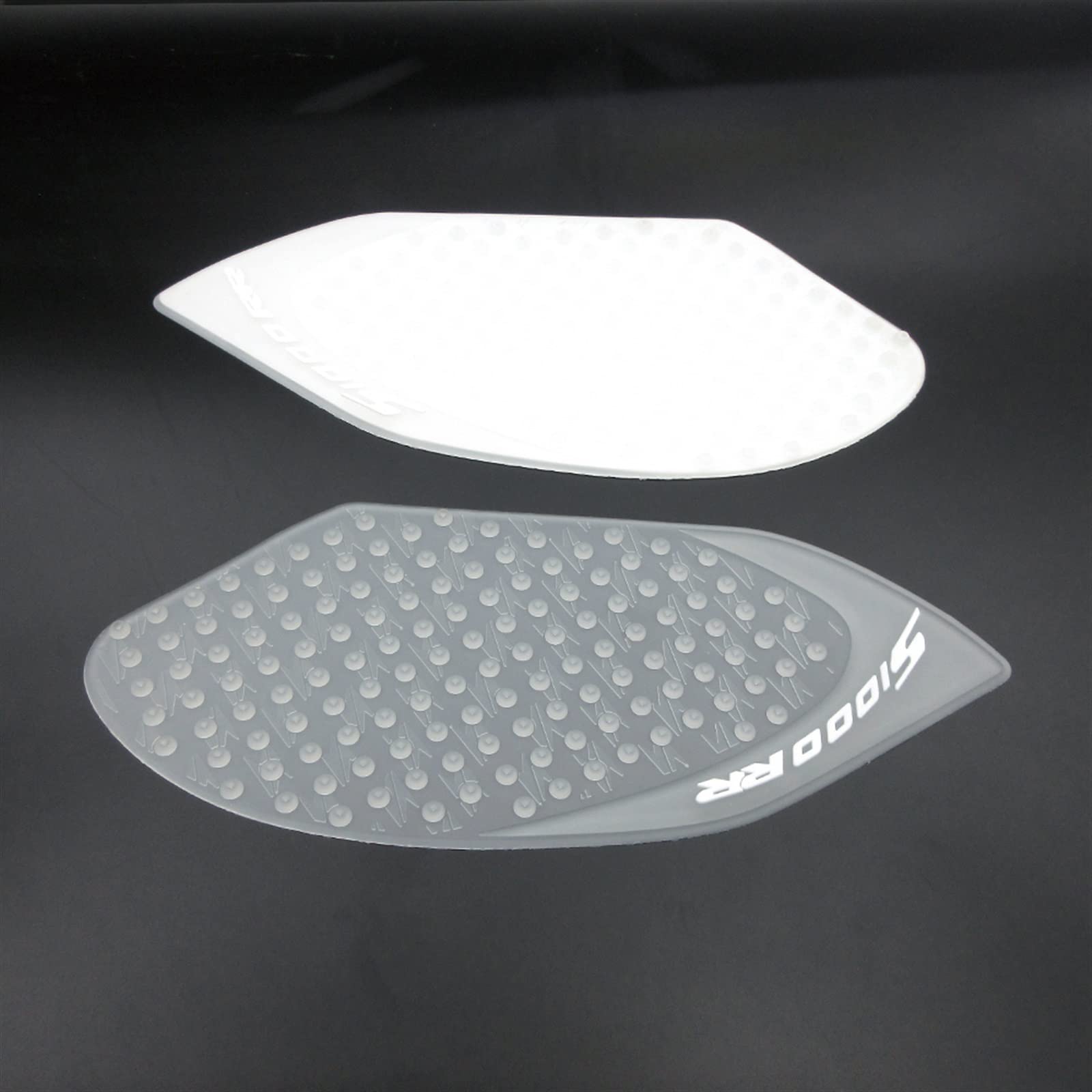 HRTLSS Kit Adesivi Proteggi Serbatoio Per BMW S1000RR S1000R HP4 (2009-2018) - Grip In Rilievo, Decalcomanie Carbon Look