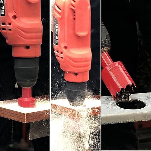 Miniatura 7 de Utoolmart Cortador de agujeros bimetálicos de 0.709 in0.71 pulgadas, broca de sierra de agujero, 0.984 in1 pulgada de profundidad de corte, chapa de