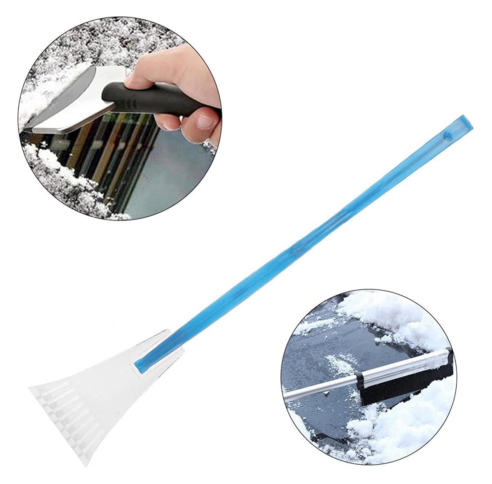 Brosse de déneigement Voiture fenêtre carrosserie déneigeur Hiver Outil déglaçant Pelle Multifonction