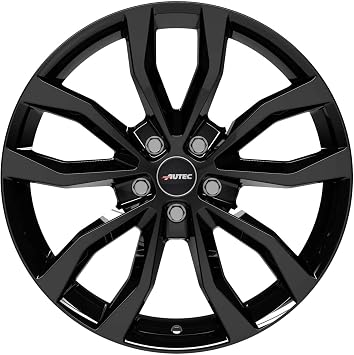 4x AUTEC Alloy Wheels Uteca 9.0 x 20 ET38 5 x 114.3 Black Compatible with Mitsubishi Eclipse Cross Lancer Outlander