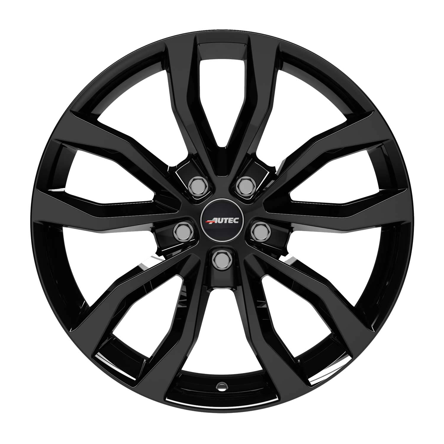 4x Llantas AUTEC UTECA 7.5x17 ET47 5x112 Schwarz