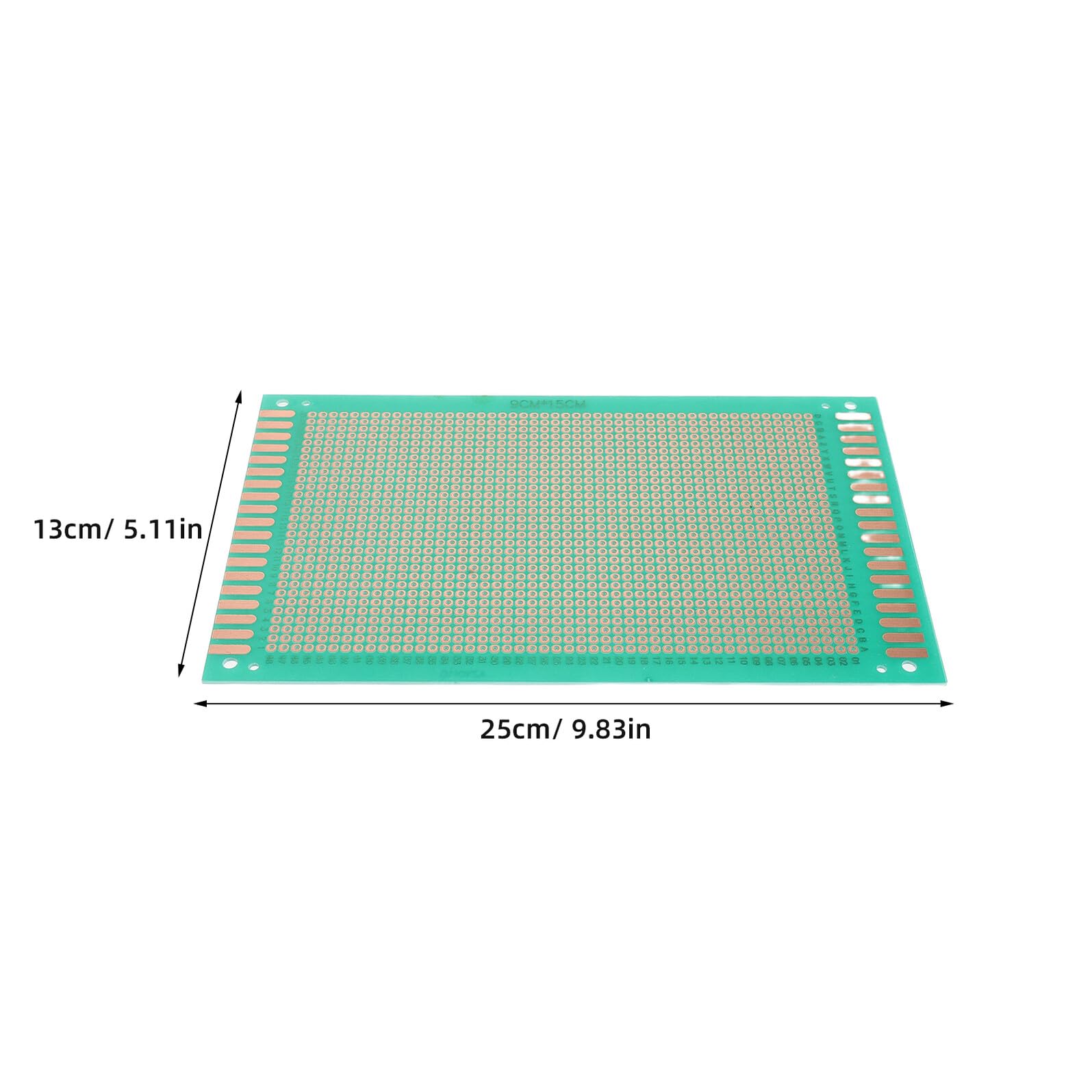 DOITOOL Kit de Placa de Circuito Impreso PCB Sola Cara 8 Piezas de Fibra de Vidrio Perforada para Prototipos y Proyectos DIY de Electrónica