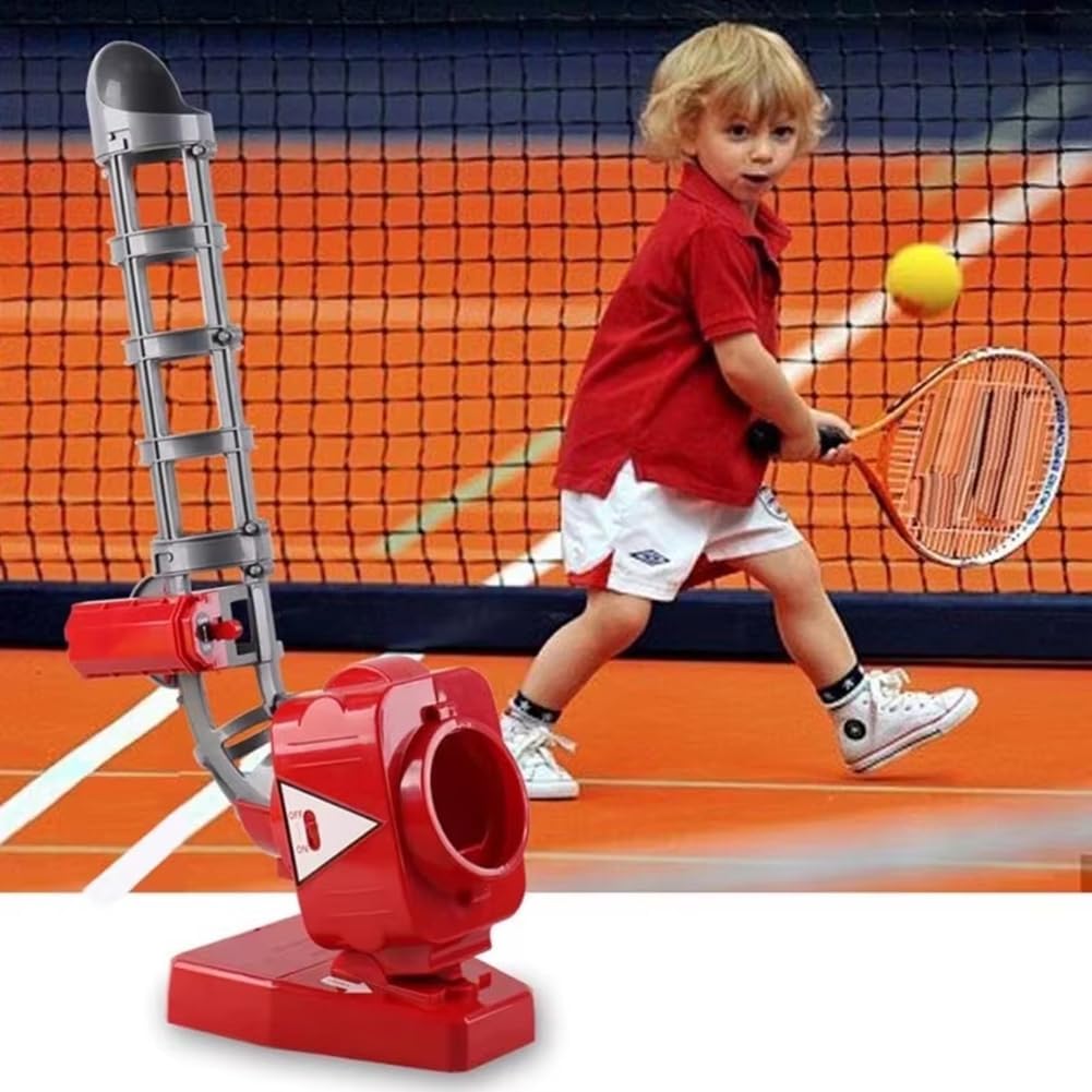 Baseball Tennis Pitching Machine, Automatic Kids Batting Baseball Ball Launcher, Adjustable Pitching Speed Machine Baseball Trainer Outdoor Sport Games for Kids, Adults