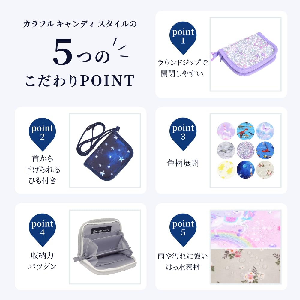 Amazon.co.jp: COLORFUL CANDY STYLE コインケース PET ムーンライトバタフライ : ファッション