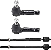 Vista 56 de TRQ - Juego de barras de acoplamiento delanteras interiores y exteriores