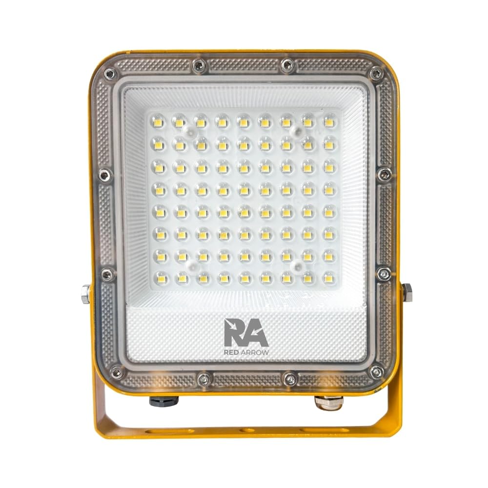 TEW Red Arrow Astra Dual Voltage Floodlight 50W 5500lm 4000K IP65 Yellow - ADVF50Y