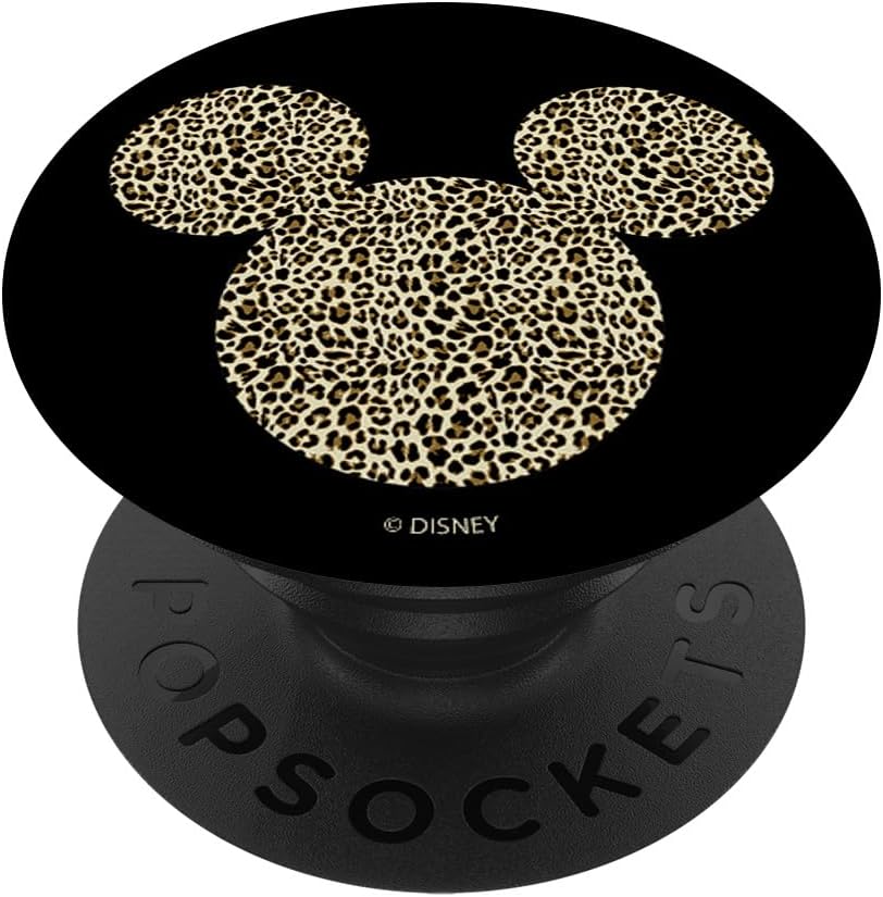 Disney Mickey And Friends Mickey Mouse Cheetah Print PopSockets MagSafe PopGrip for iPhone