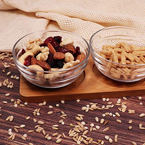 Szuah 3.5 Inch Small Glass Bowls 12 Pack Prep Bowls Serving Bowls 4.5 Oz Microwavable Stackable Clear Glass Bowls For Kitchen thumb #6