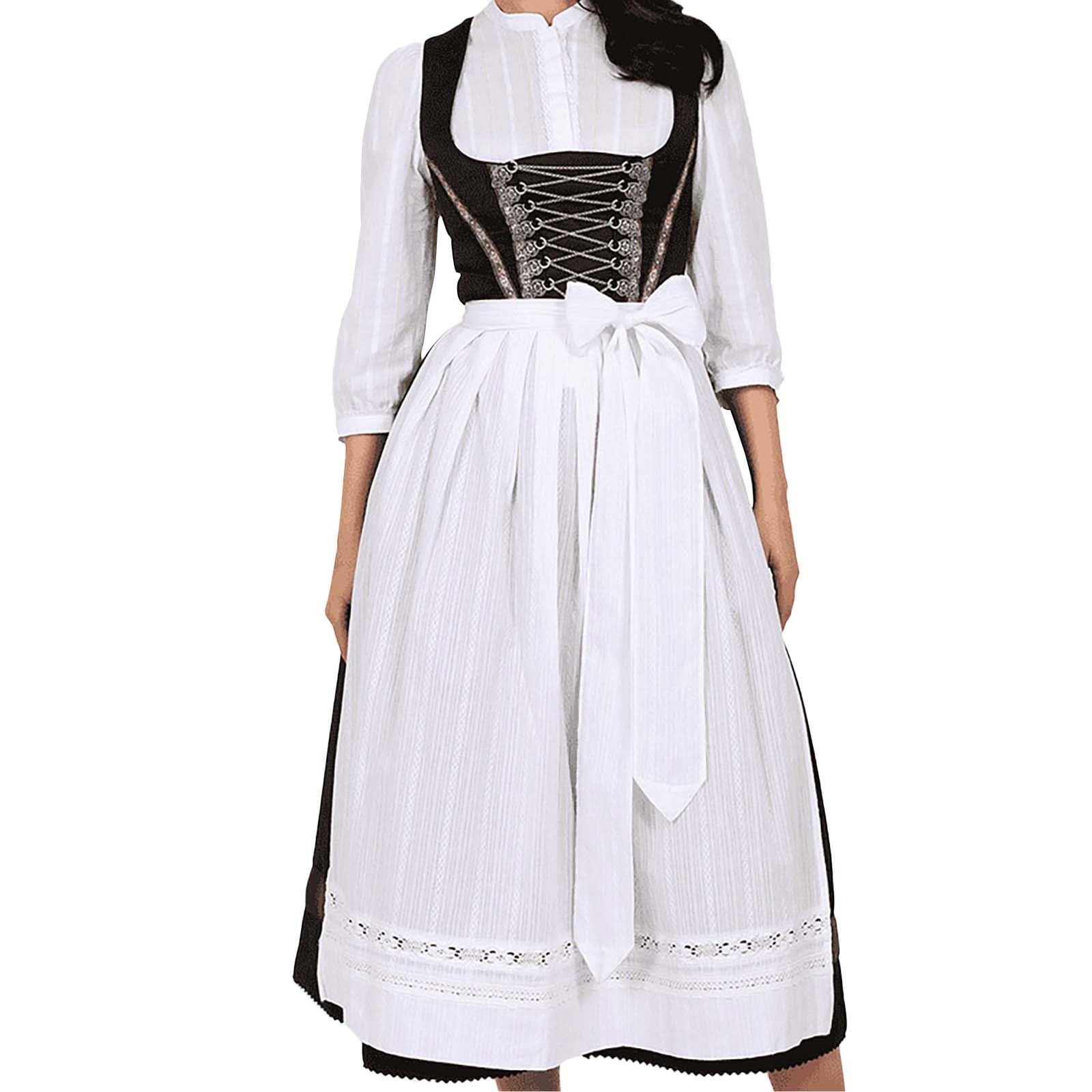 Generisch Bier Festival Mädchen Kleid Halloween Bühne Leistung Blau Oktoberfest Kleid Kleid Mit Tüll