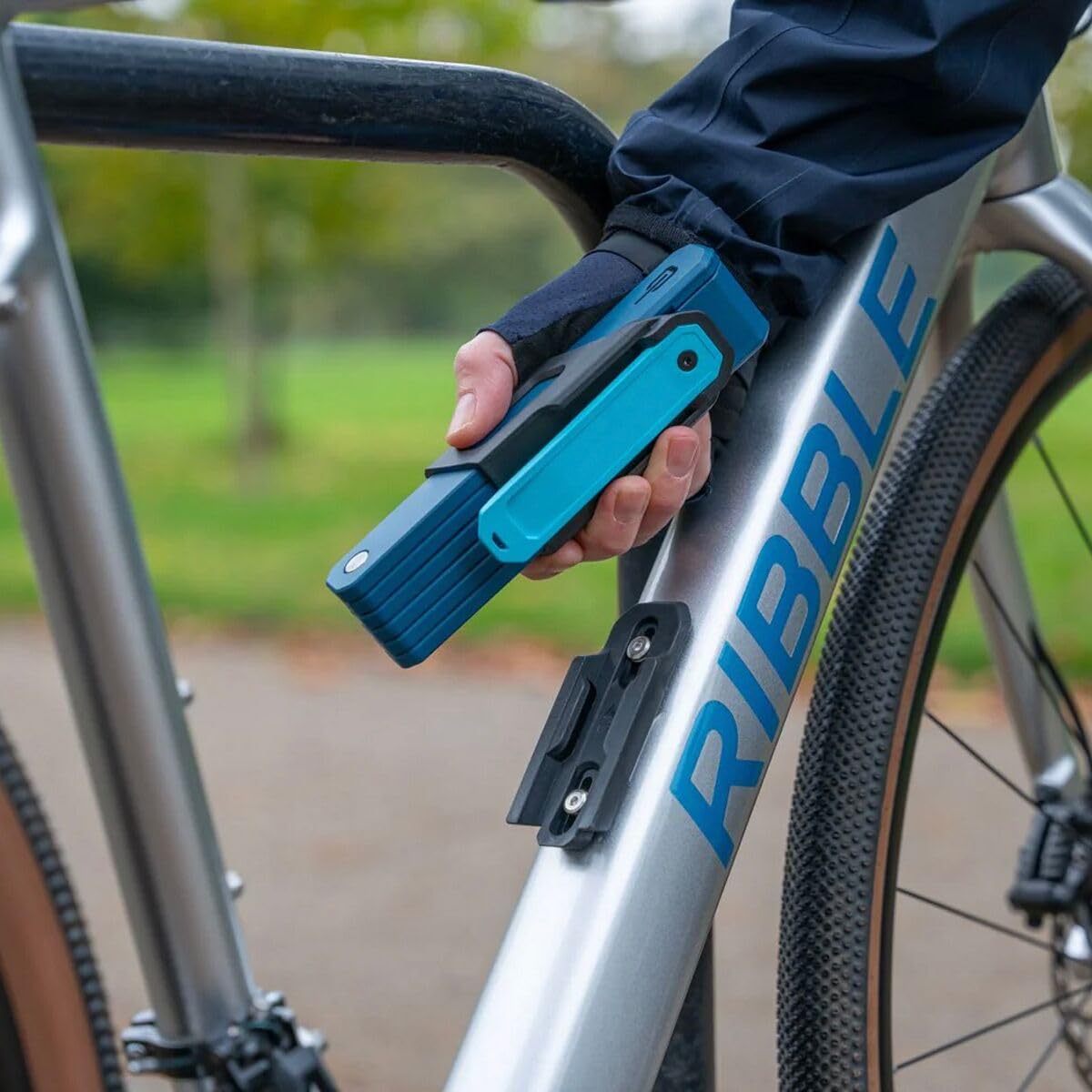 Hiplok SWITCH, Zamek składany, Unisex, BLUE, 2,7cm x 90cm