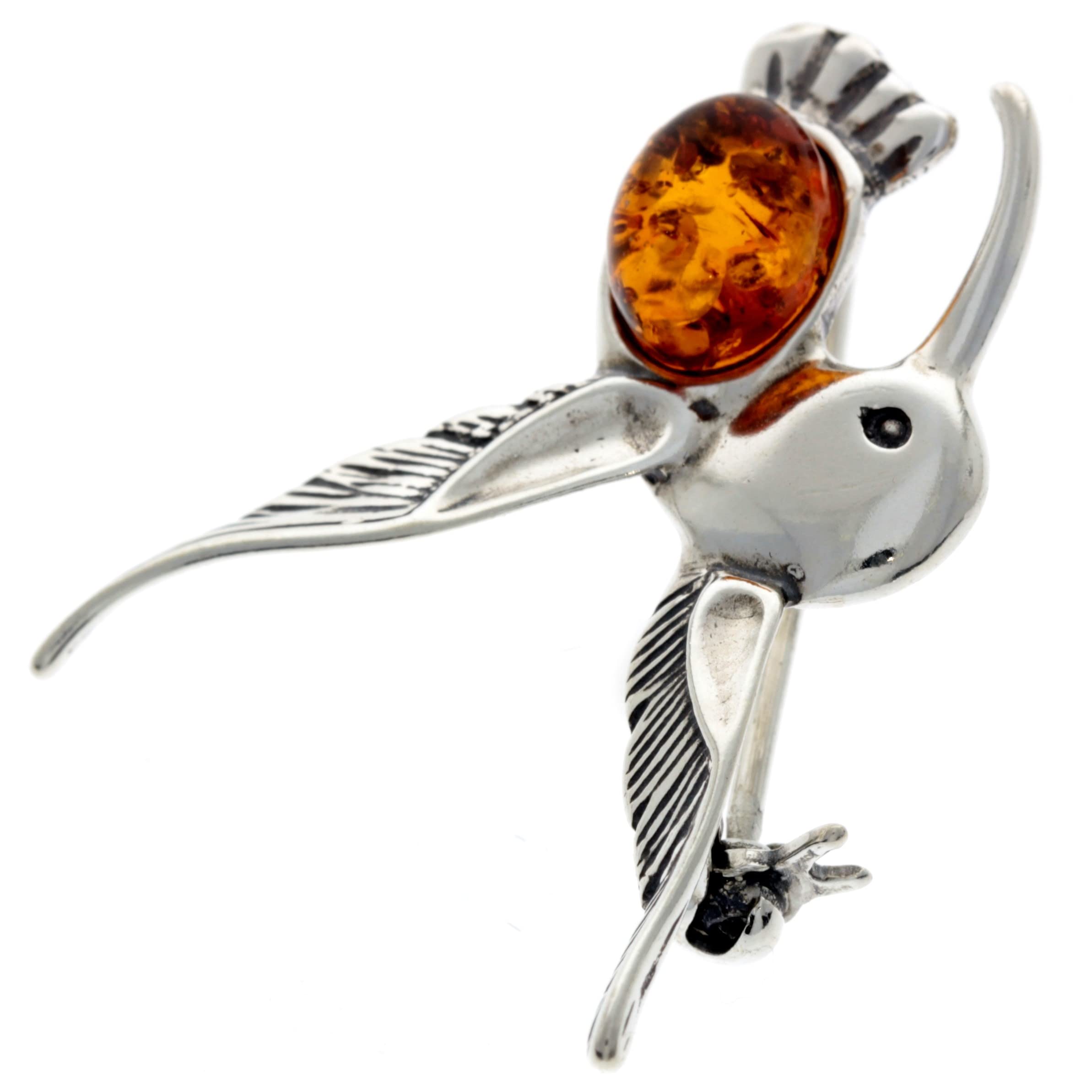 SilverAmber - 4070 - Broche Femme - Ambre - Argent 925/1000