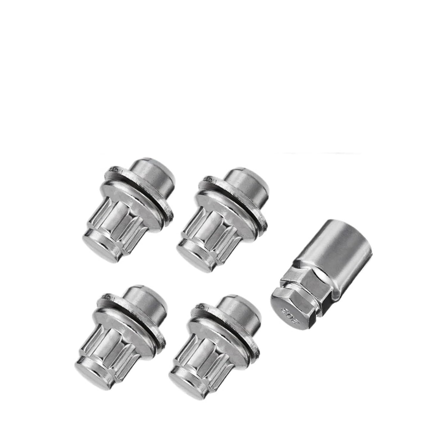 5pcs M12 x 1.5 Wheel Bolts Tire Anti-Theft Screws