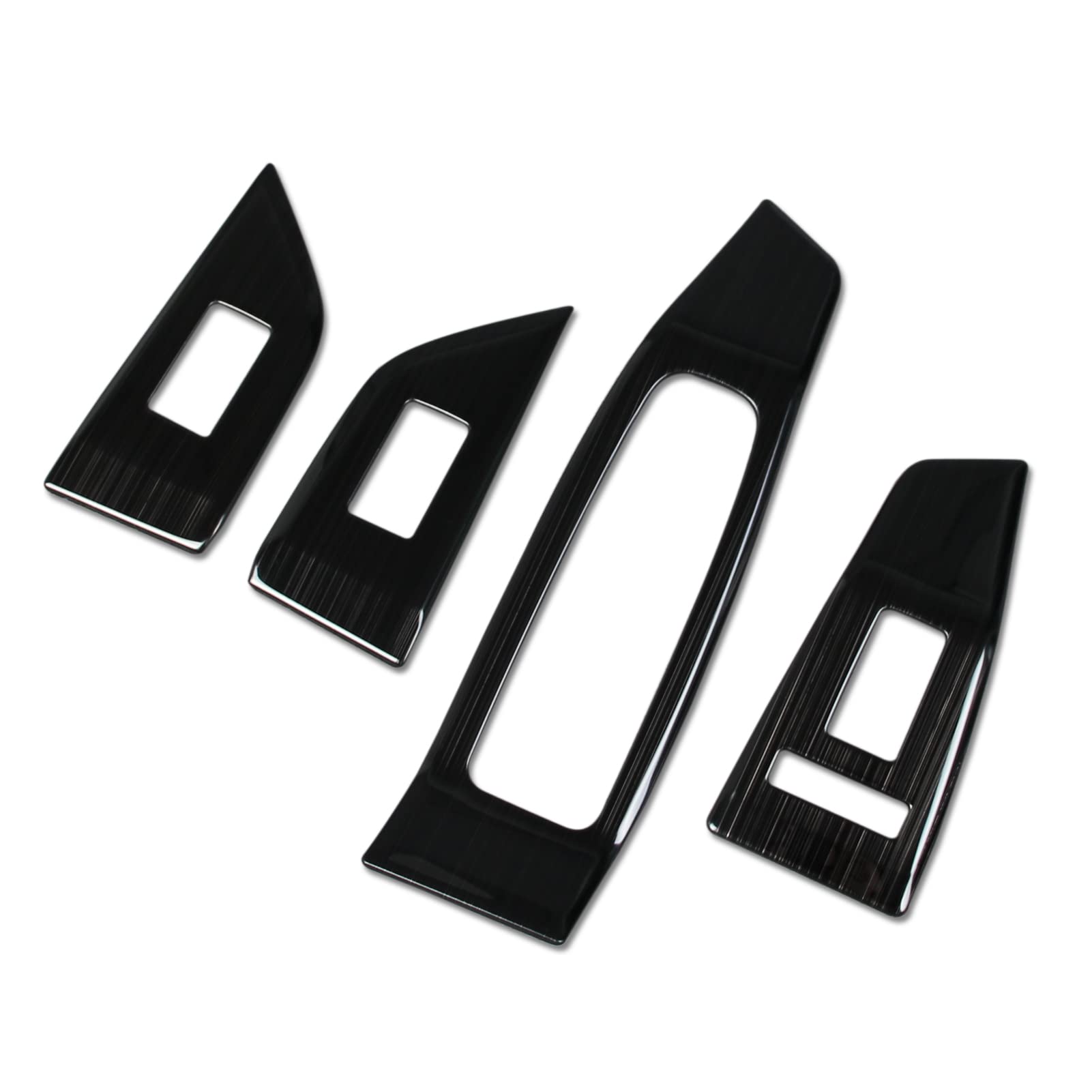 Beautost Fit for Nissan Rogue 2021 2022 2023 2024 2025 2026 Interior Window Switch Console Panel Trims (Black)