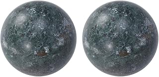 Beavorty Hand Tools Sec Toys/Women 2 Pcs Chinese Exercise Baoding Balls Jade Massage Balls Hand Massager Hand Stress Balls Crystal Stress for Arms Shoulder Foot Back Black Hand Tools Kegel Balls