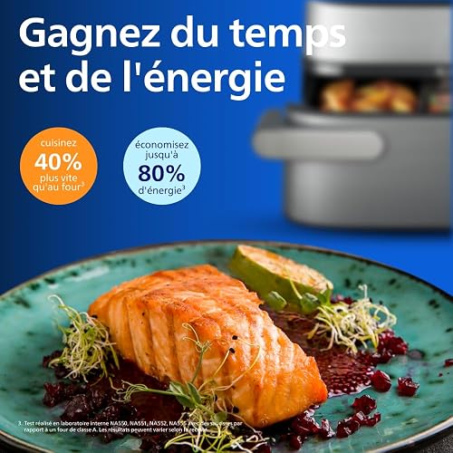 Philips Airfryer 5000 - Air Fryer Panier Flexible 9.5L, Cuisson vapeur - 12