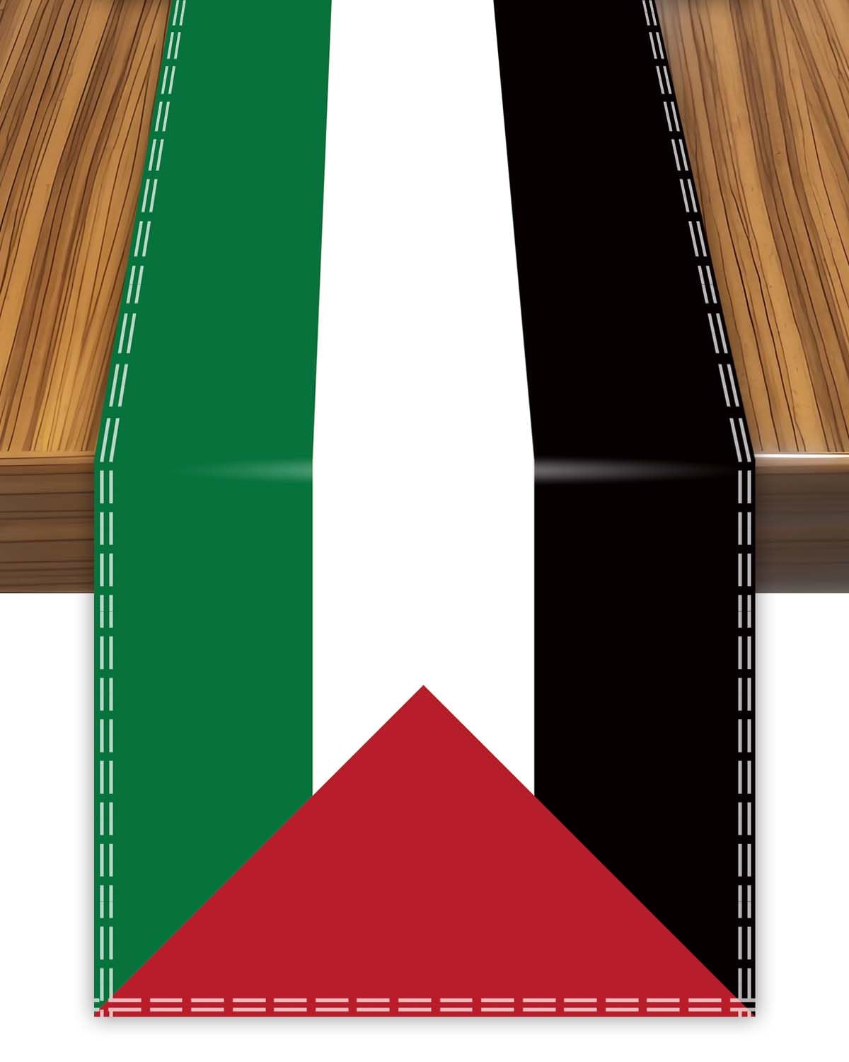 Palestine Table Runner,palestinianpalestinian Flag Tablecolth for Dining Home Decor