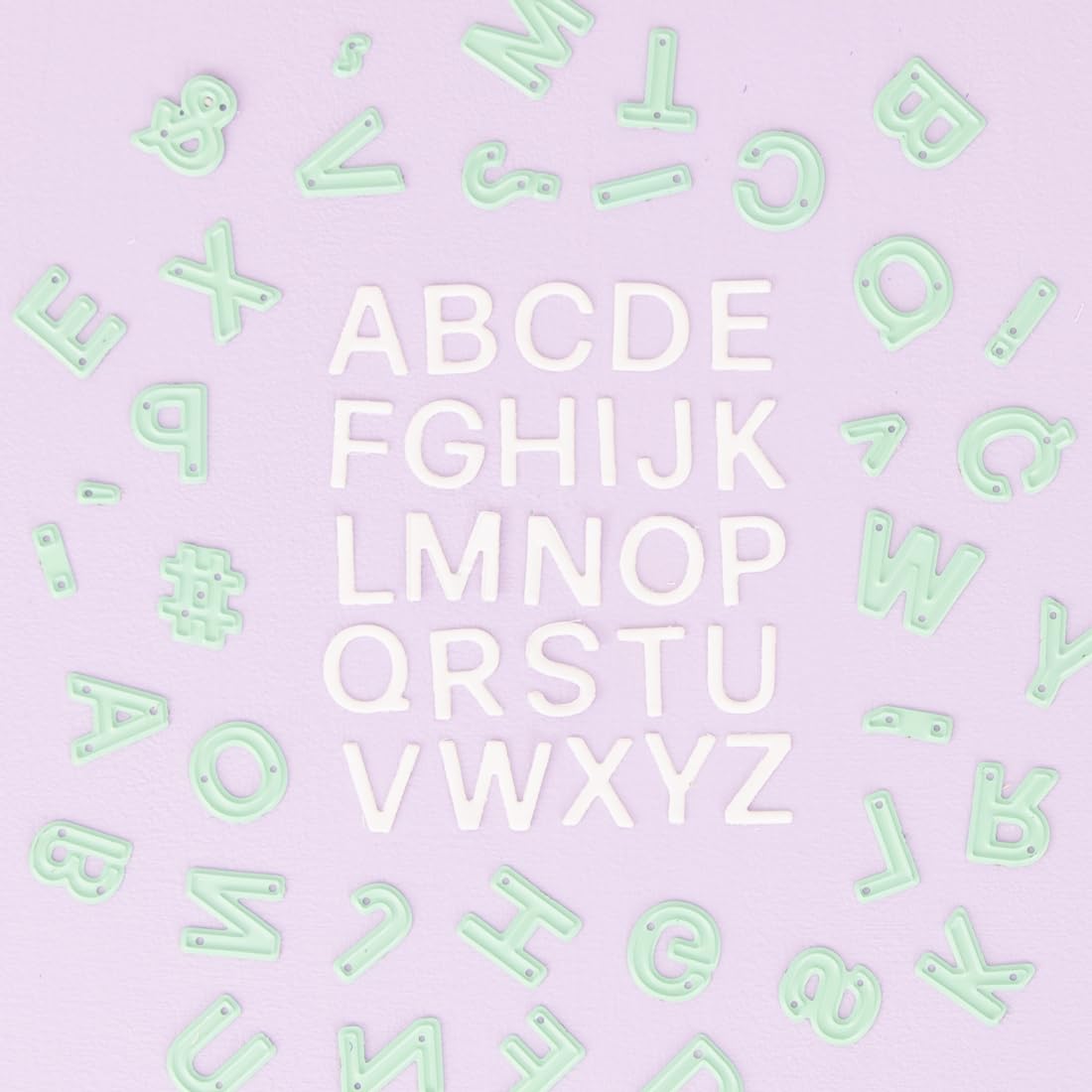 3 set di fustelle per scrapbooking, fustellatura, lettere e