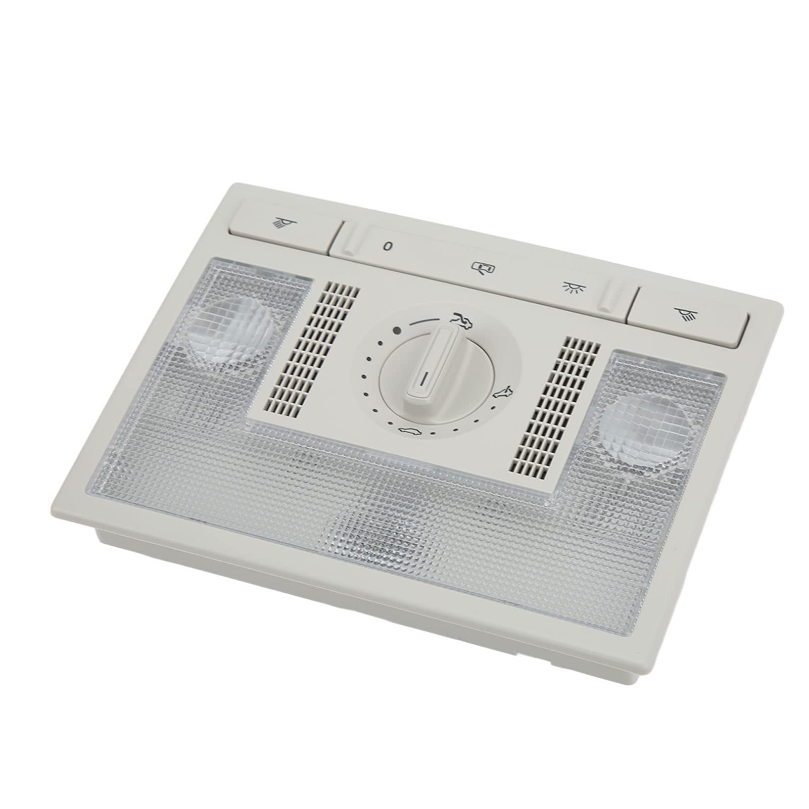 Fydun Luz de lectura de cúpula Luz de Techo Interior del Coche Lampara de Lectura gris 6Q0959613A Accesorio de Coche para Seat Altea León Toledo