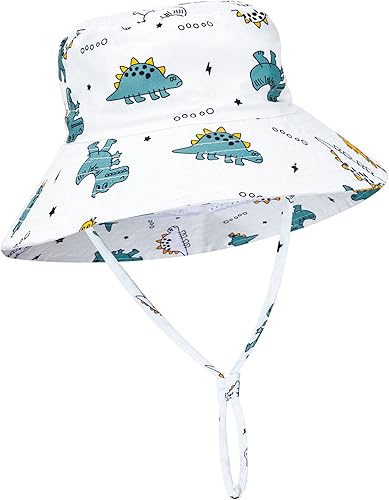 Sombrero de sol para bebé, sombrero de sol UPF 50+, sombrero de sol para niños, sombreros de sol para niños, playa, verano, sombrero de cubo