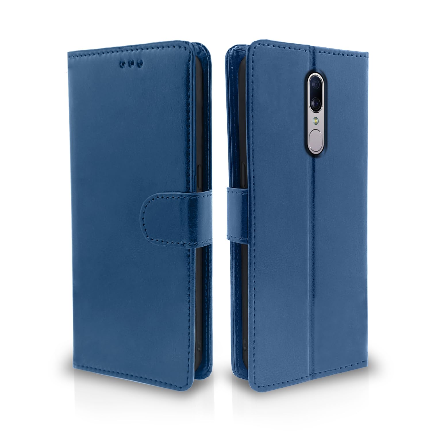 Pikkme Flip Cover Leather Finish | Inside TPU with Card Pockets | Wallet Stand and Shock Proof | Complete Protection Flip Case for Oppo F11(Blue) (B0DC538JLV) Amazon Price History, Amazon Price Tracker
