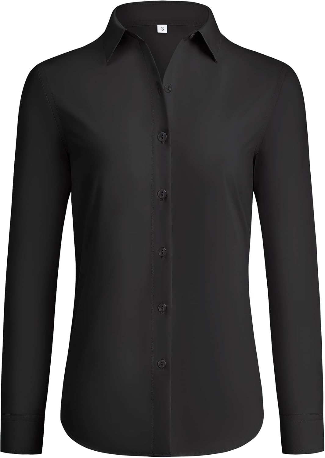 siliteelon Button Down Shirts for Women Wrinkle Free Dress Shirts Long Sleeve Shirts Formal Work Office Blouses Tops