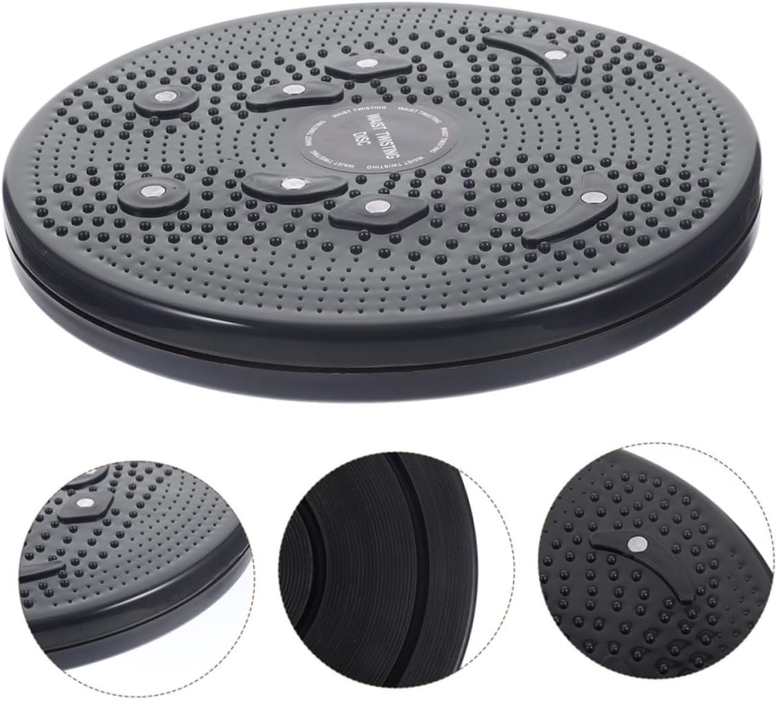 2pcs Compact Waist Twisting Disc Exercise Board for Home Fitness Portable Rotating Twist Machine for Slimming and Toning Waistline with Simple Rotation Design