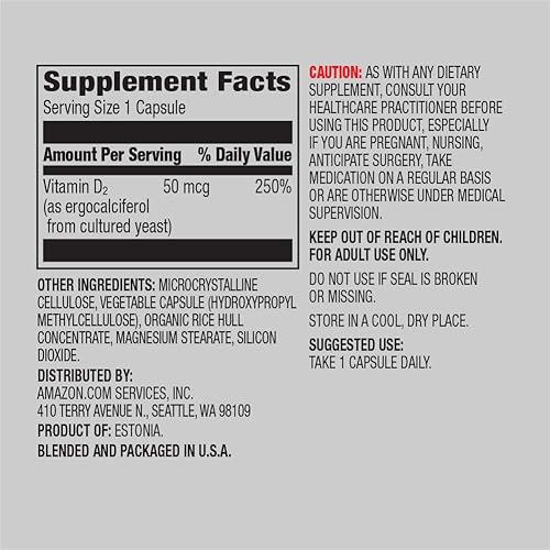 Miniatura 8 de Vitamina D2 Tienda Elements 2000IU 65 cápsulas