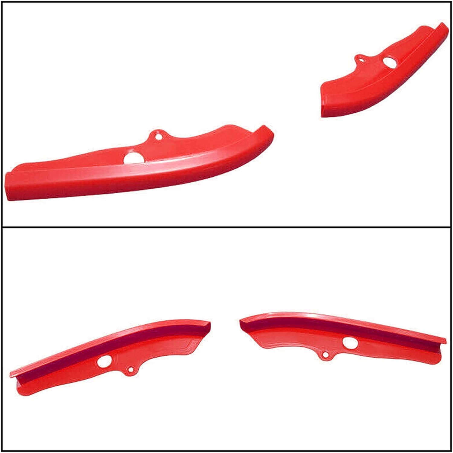 Front Bumper Lip Splitter Protector Replacement for 2015-2024 Dodge Challenger Scat Pack, SRT 392 and 2019-2024 RT GT (Red)