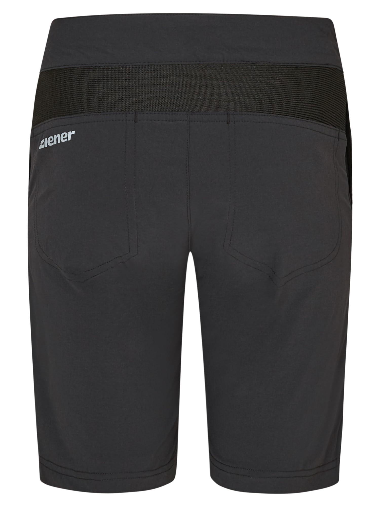 Ziener Kinder Natsu X-Function Fahrrad-Shorts mit Innenhose - Mountainbike/Outdoor/Freizeit - atmungsaktiv,schnelltrocknend,gepolstert, Black, 116