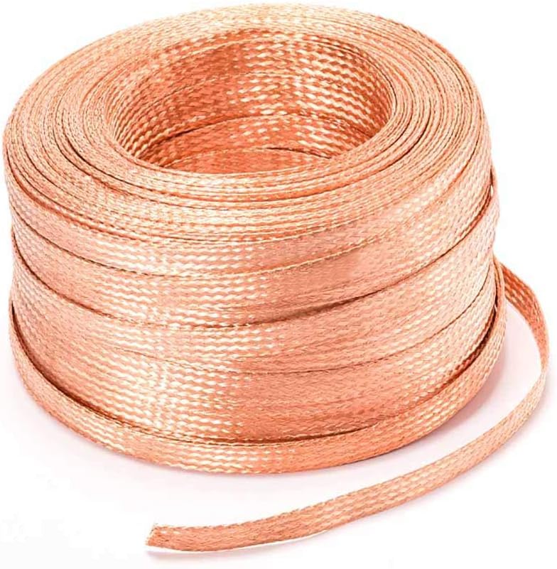 Fil électrique câble tressé en cuivre étamé de haute précision 1x5mm