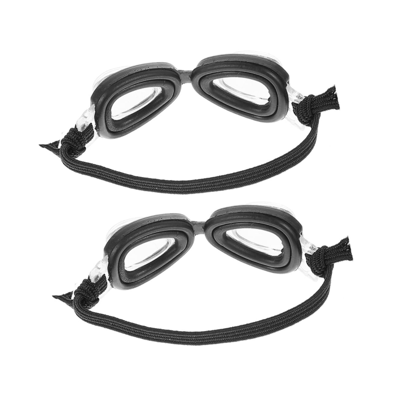 GARIOUANS 2pcs Miniature Doll Swimming Goggles Realistic Diving Eyewear for Dolls for Dress and Photo Props DIY Accessories for Creative Fun and
