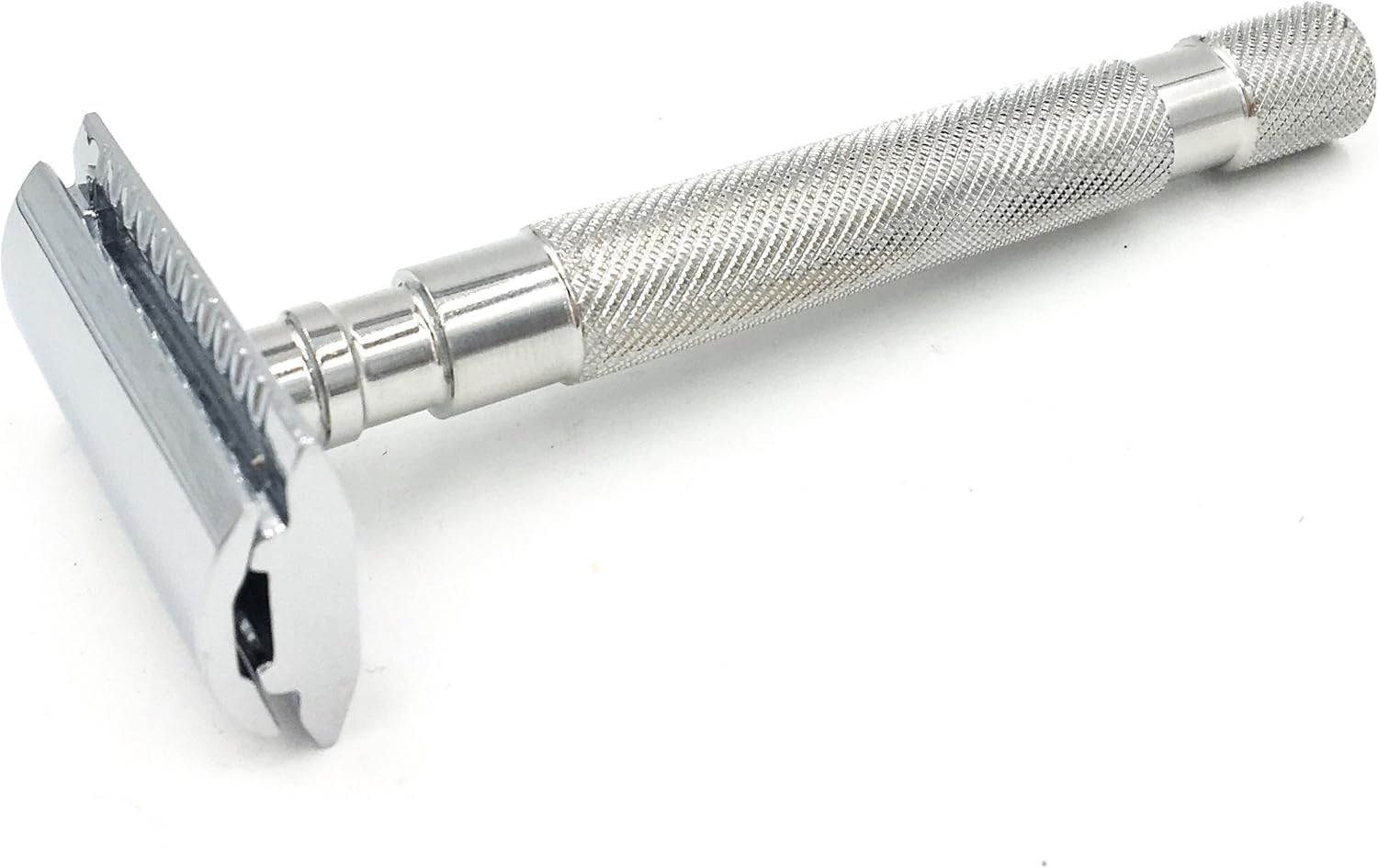 PARKER Safety Razor Men 64S Stainless Steel Handle Double Edge Safety Razor & 5 Premium Blades 1