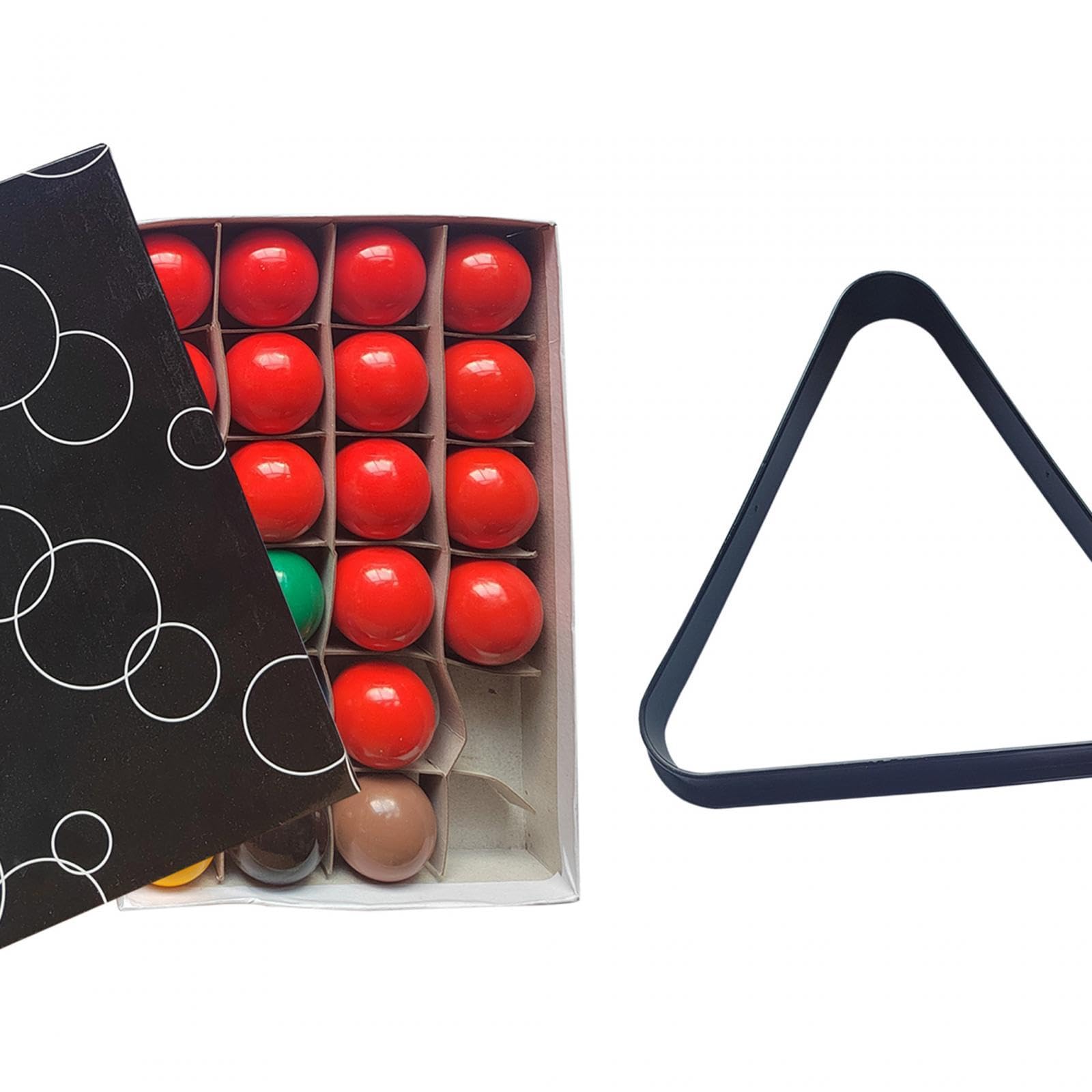 22 Stück Mini Billardkugeln Set mit Snooker Kugeln Pool Tisch Bälle Kinder Billiard Zubehör Aus Robustem Phenolharz Gefertigt für Heimspiele Kinderunt, 38 mm mit Stativ
