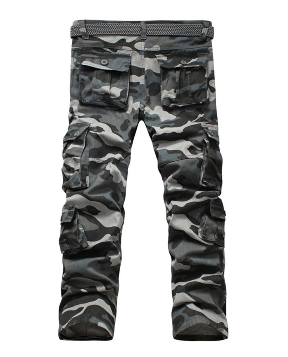 Crazy Women's Cargo CAMO Combat Pants Sports Outdoors Military Trousers-blueca...