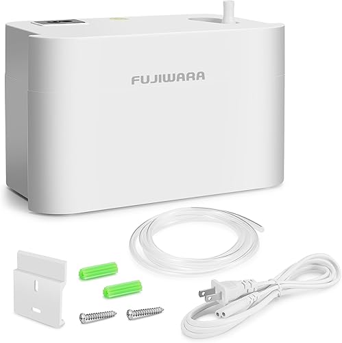FUJIWARA Bomba de condensación automática de eliminación de drenaje de condensación, mini bomba silenciosa para HVAC, aire acondicionado,