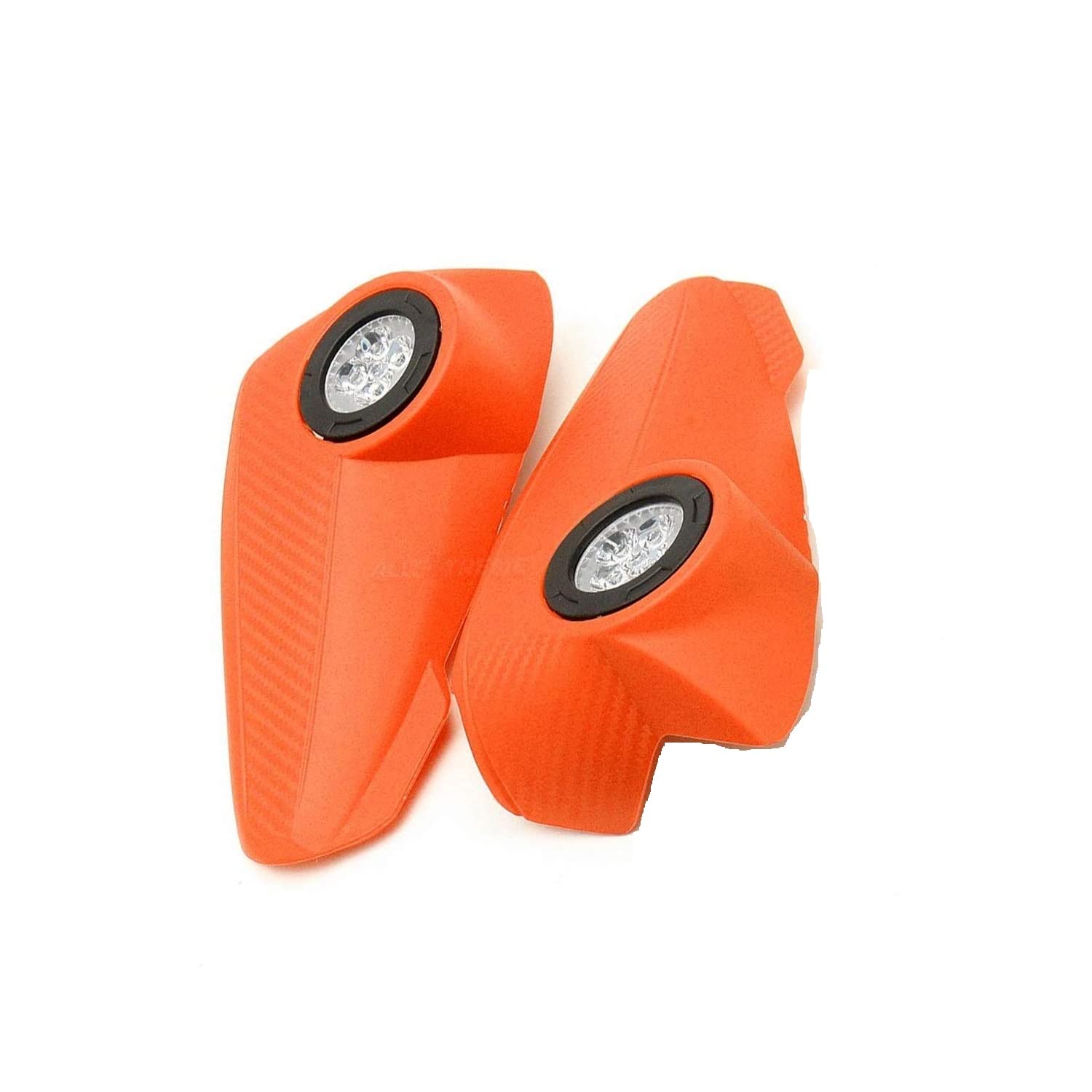 AllExtreme LED Handguard 8 Watts Vision Light Lamp for ATV MX Off-Road Bright (Orange)