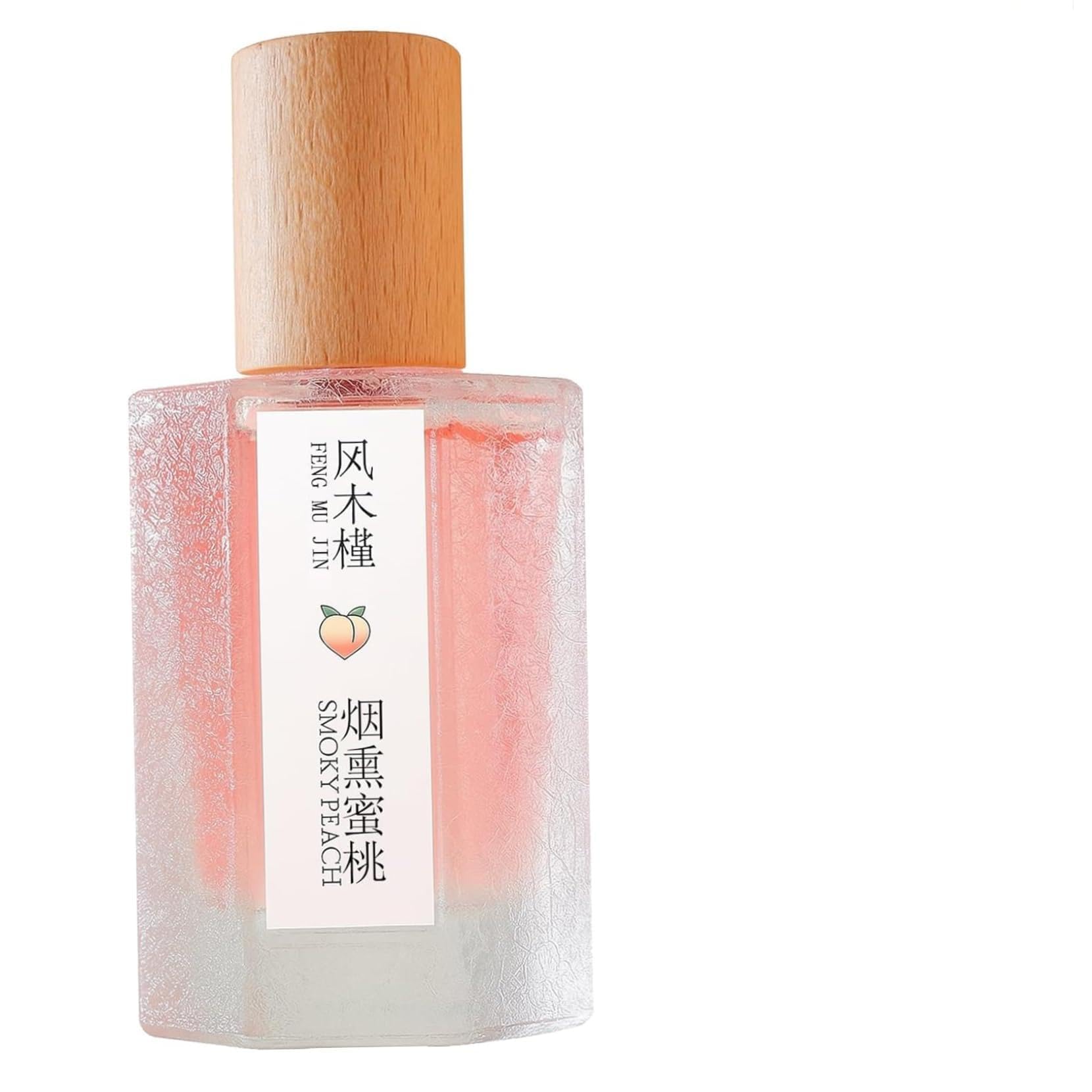 Ckuakiwu Peach Perfume 50ml Smoky Peach Perfume for Women Long Lasting Refresh Fruit Fragrance for Women Winter Decor