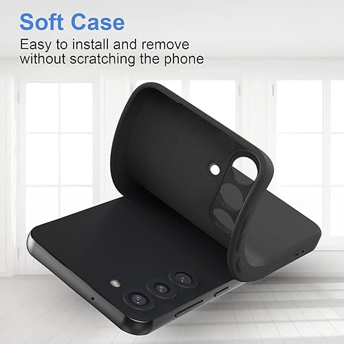 Miniatura 4 de T Tersely Funda de silicona líquida para Samsung Galaxy S23 FE (6.4 pulgadas), adecuada para cargador inalámbrico, a prueba de golpes y arañazos,