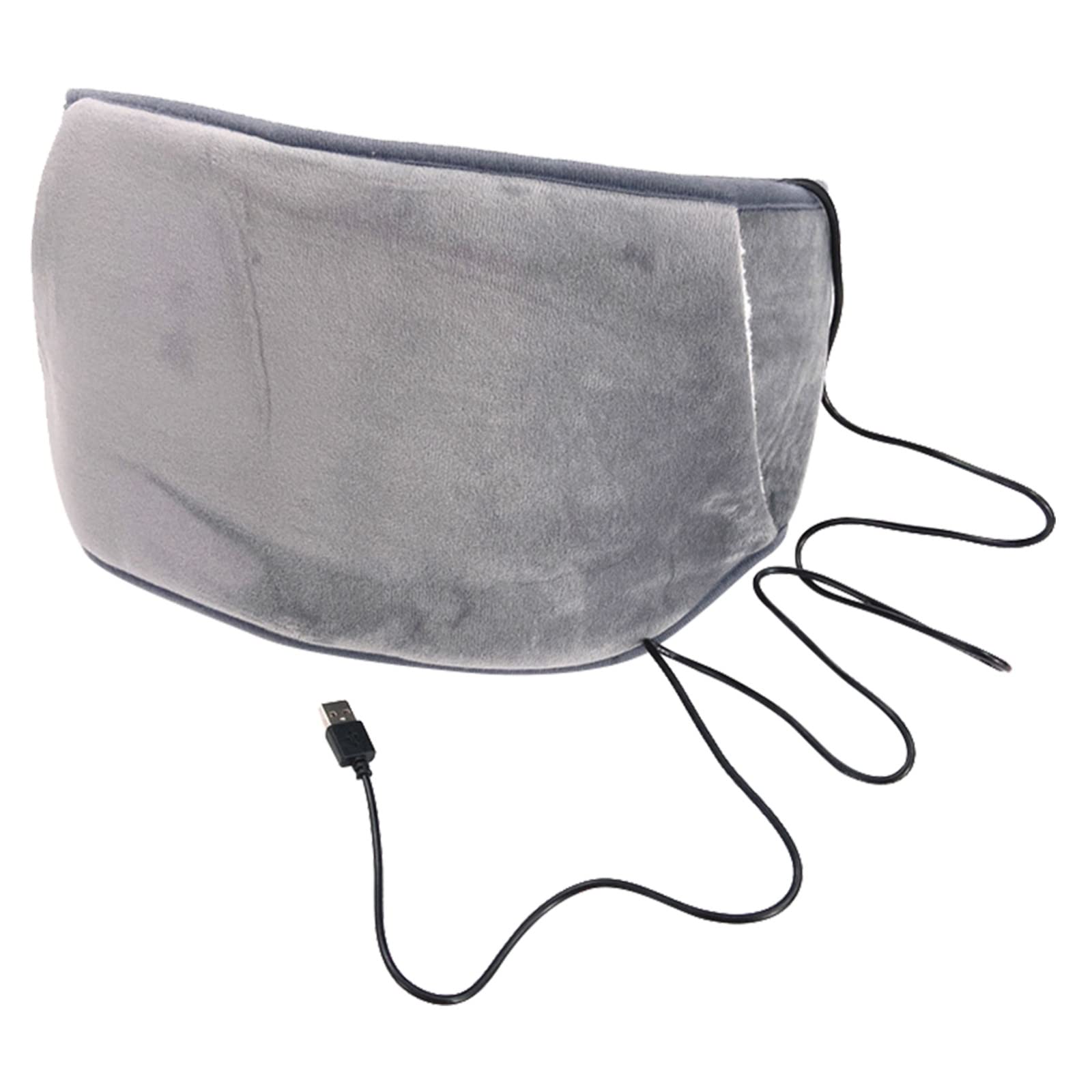 Cinturón de calefacción Almohadillas térmicas ajustables, terapia magnética de calefacción eléctrica USB, para calambres menstruales Alivio del dolor de piernas abdominales lumbares (Color: B)