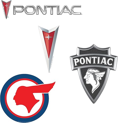Miniatura 3 de Pontiac Emblem Vinyl Large Deluxe Stickers Variety Pack - Laptop Water Bottle Scrapbooking Tablet Skateboard IndoorOutdoor - Set of 11