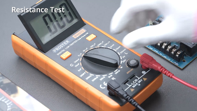 Image of Proster LCR Meter Multimeter Capacitance Inductance Resistance Tester | 200pF-2000μF Capacitance, 200μH-20H Inductance, 200Ω-100kΩ Resistance. Rotatable LCD Data Hold Auto Power Off Zero Adj