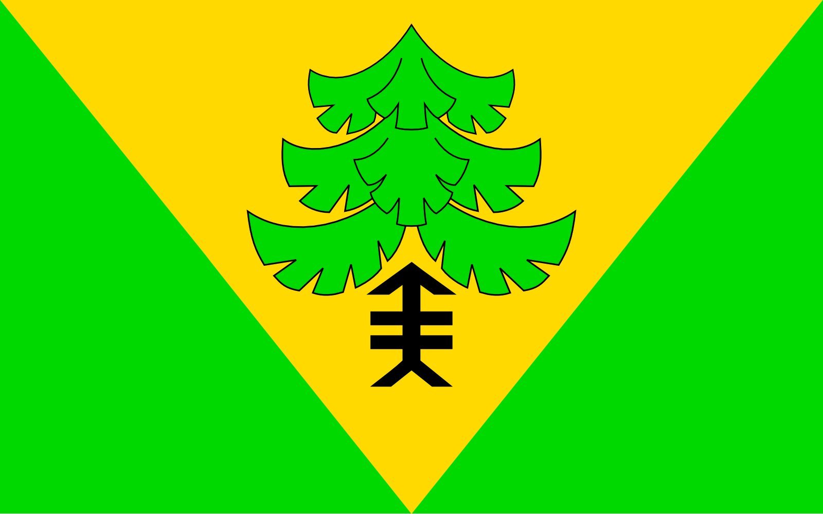 Drapeau Large POL Jedlicze pour pavoiser vos événements locaux